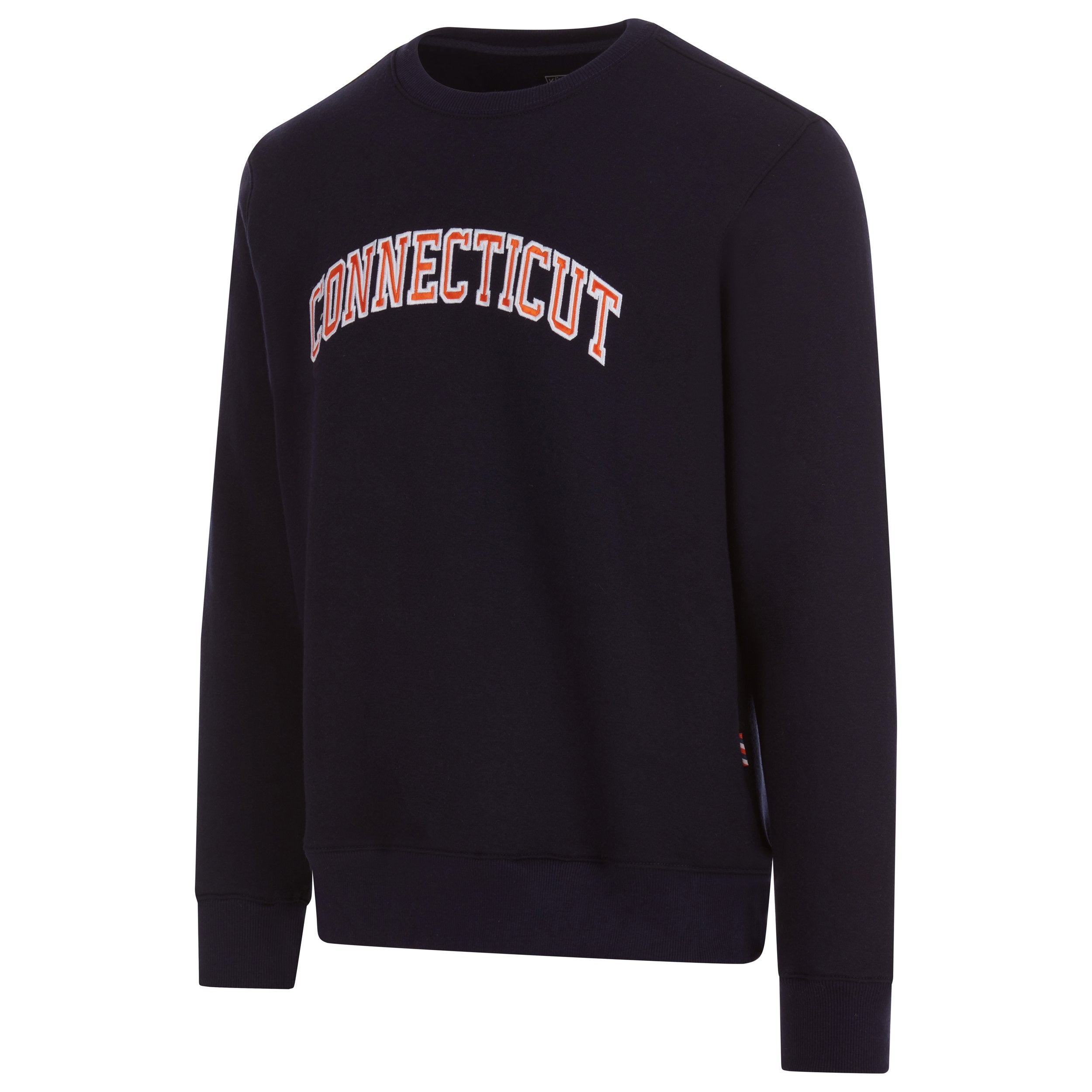 Connecticut Sun Satin Applique Core Crew