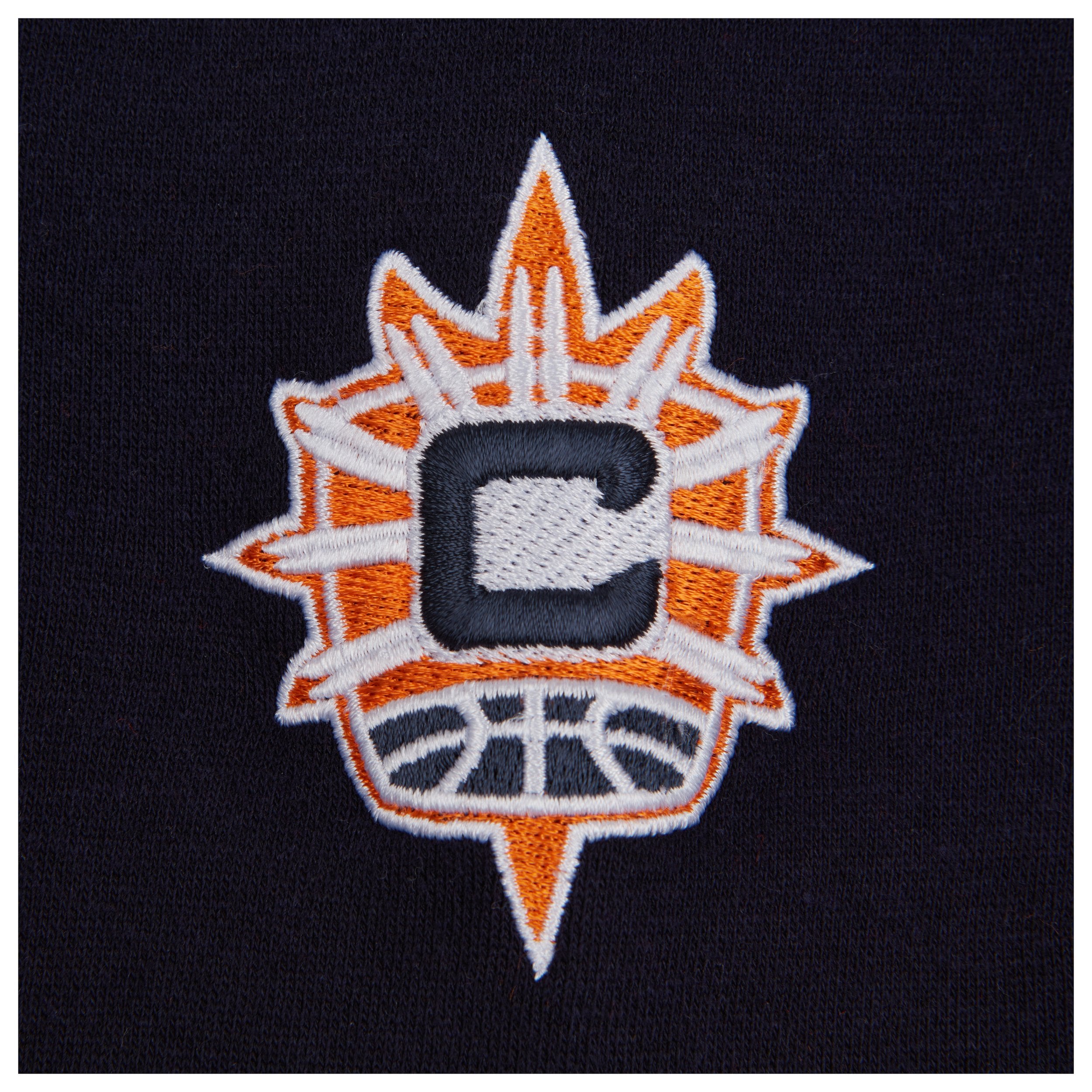 Connecticut Sun Satin Applique Core Crew
