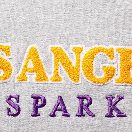 Los Angeles Sparks Chenille Applique Core Crew
