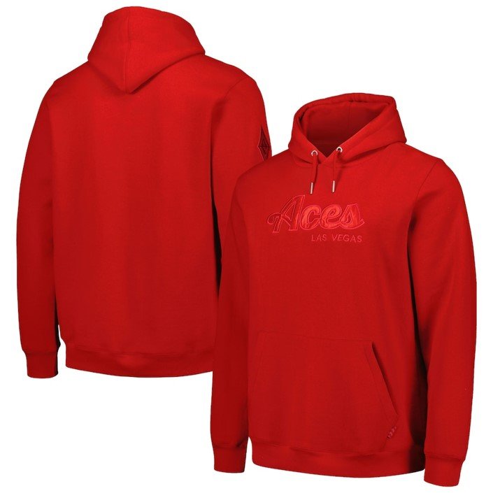 Las Vegas Aces Satin Applique Tonal Hoodie