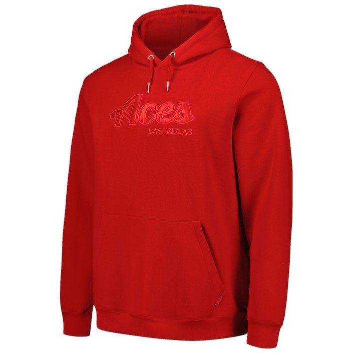 Las Vegas Aces Satin Applique Tonal Hoodie