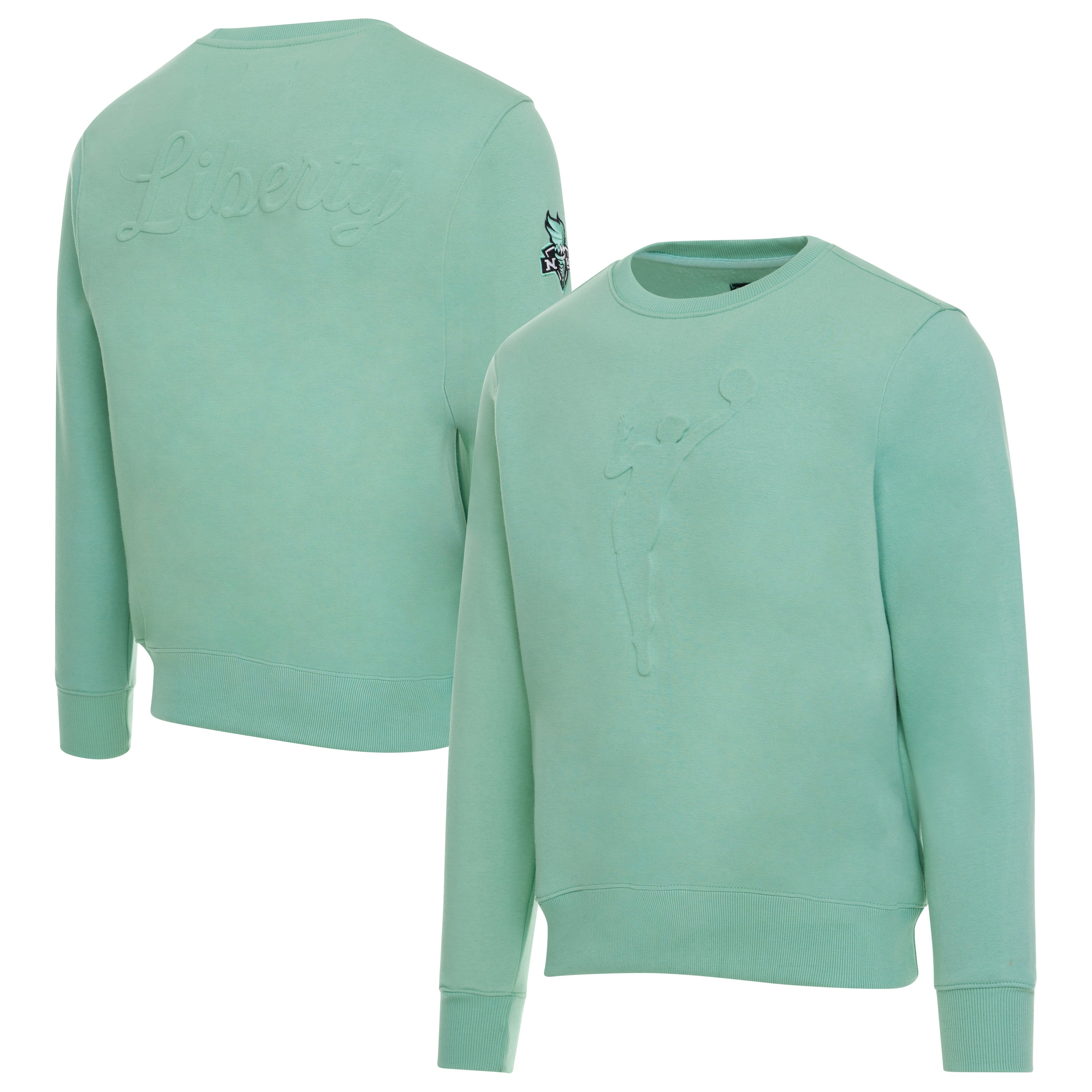 New York Liberty Embossed Applique Core Crew