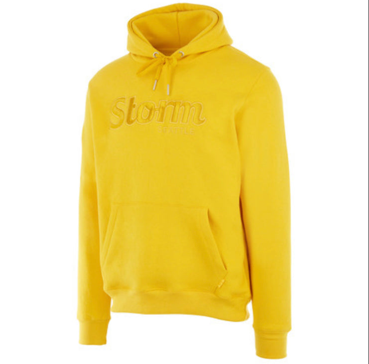 Seattle Storm Satin Applique Tonal Hoodie