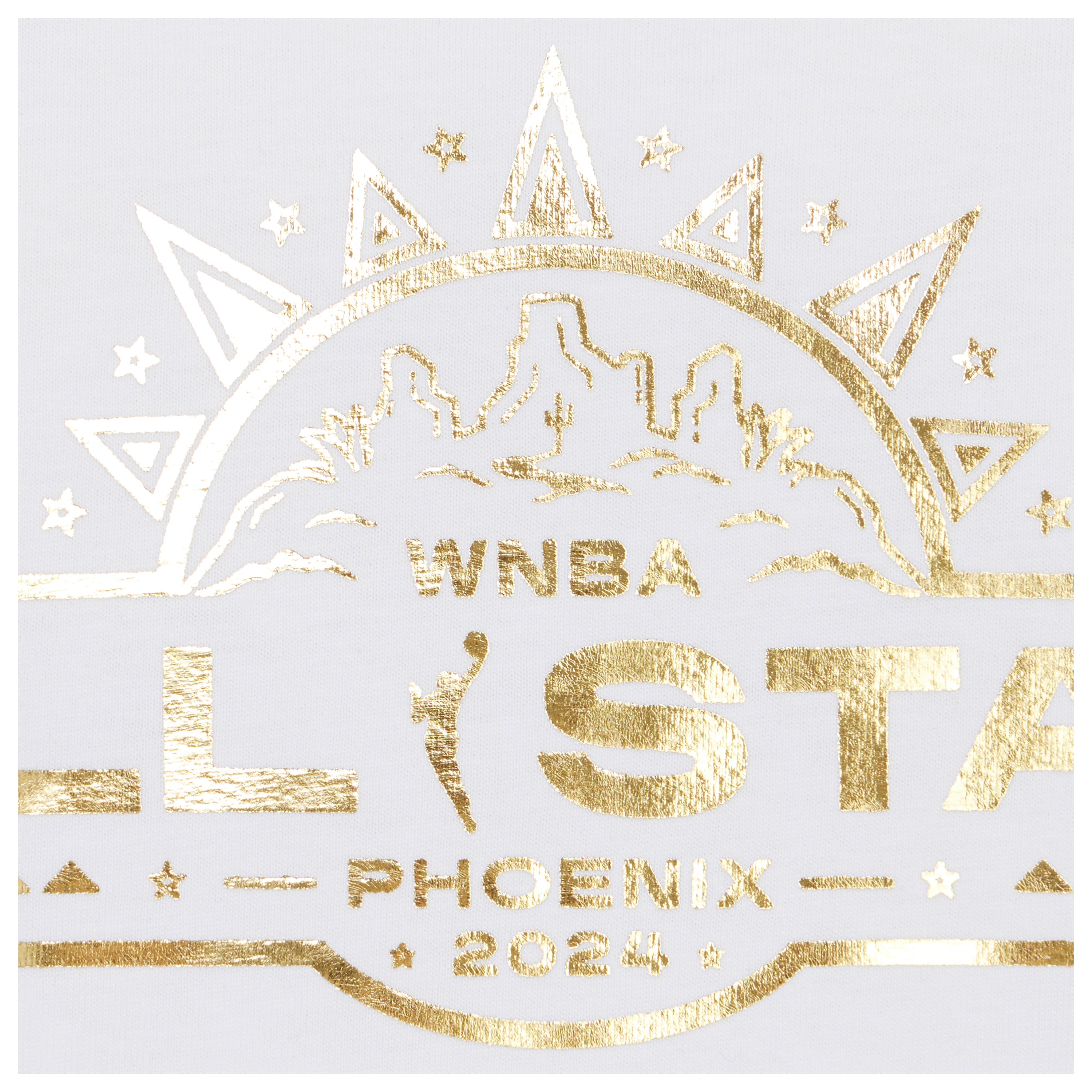 WNBA All Star '24 Gold Foil Tank